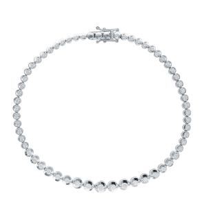 золотой браслет с бриллиантами