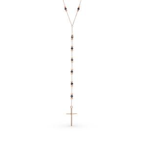 золотое шейное украшение с ониксом