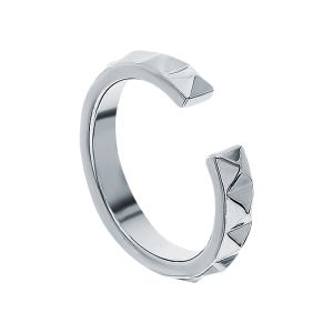 серебряная серьга