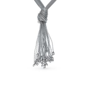 серебряное шейное украшение