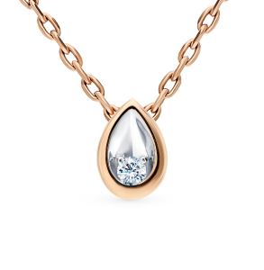 золотая подвеска с бриллиантами