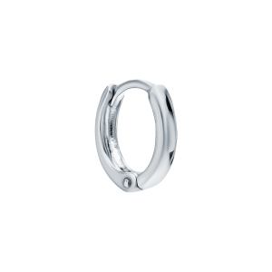 серебряная серьга