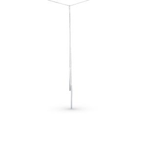 серебряное шейное украшение