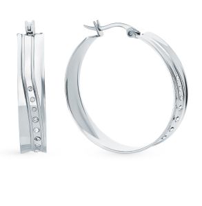 Серьги с кристаллами