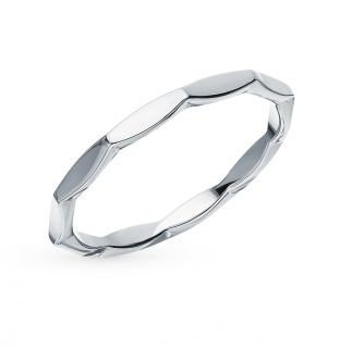 Серебряное кольцо: белое серебро 925 пробы — купить в Санкт-Петербурге, фото, артикул 109562 — интернет-магазин SUNLIGHT