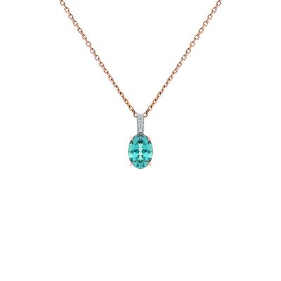 Золотая подвеска с наноситалом(хамелеон) и фианитами