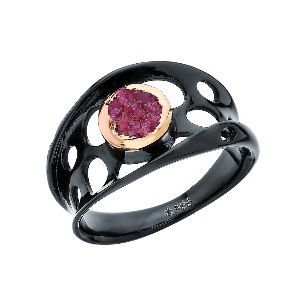 Серебряное кольцо с корундом в Краснодаре