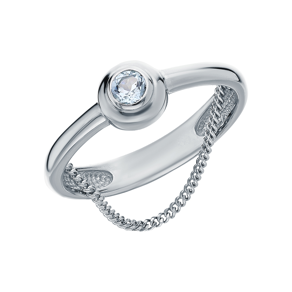 Серебряное кольцо с топазами в Краснодаре