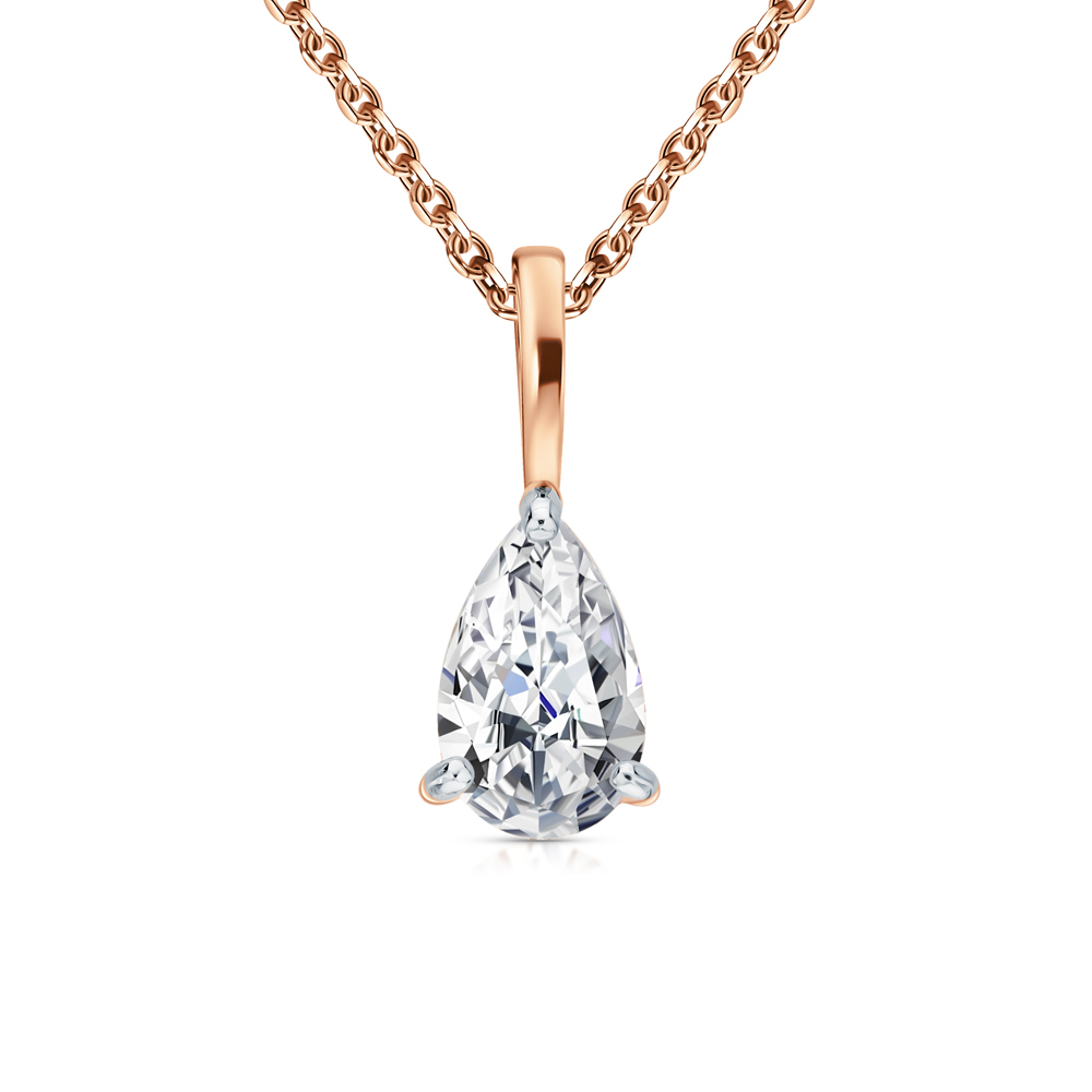 Золотая подвеска с фианитами в Краснодаре