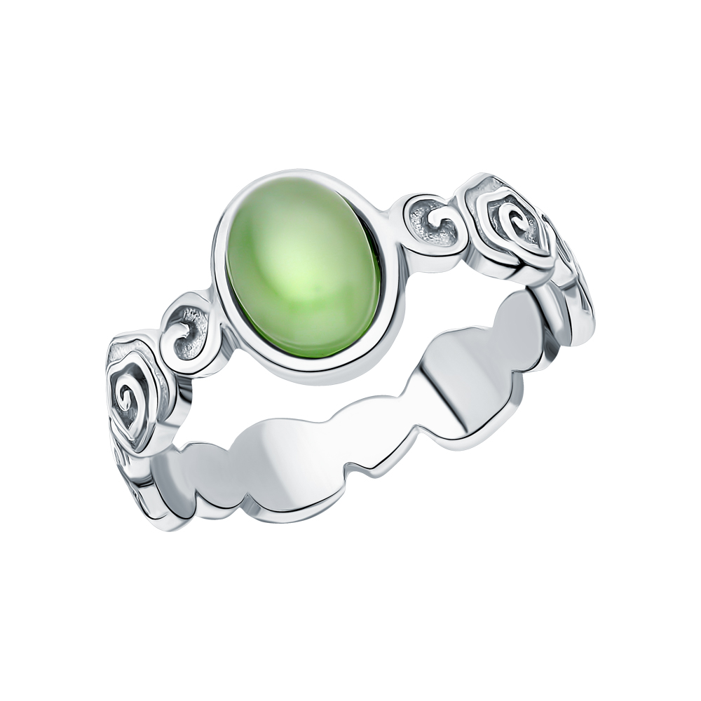 Фото «Серебряное кольцо с нефритом»
