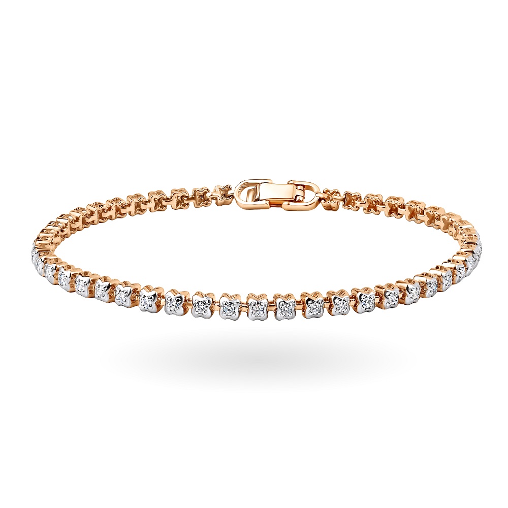 Золотой браслет с бриллиантами природными в Ростовe-на-Дону