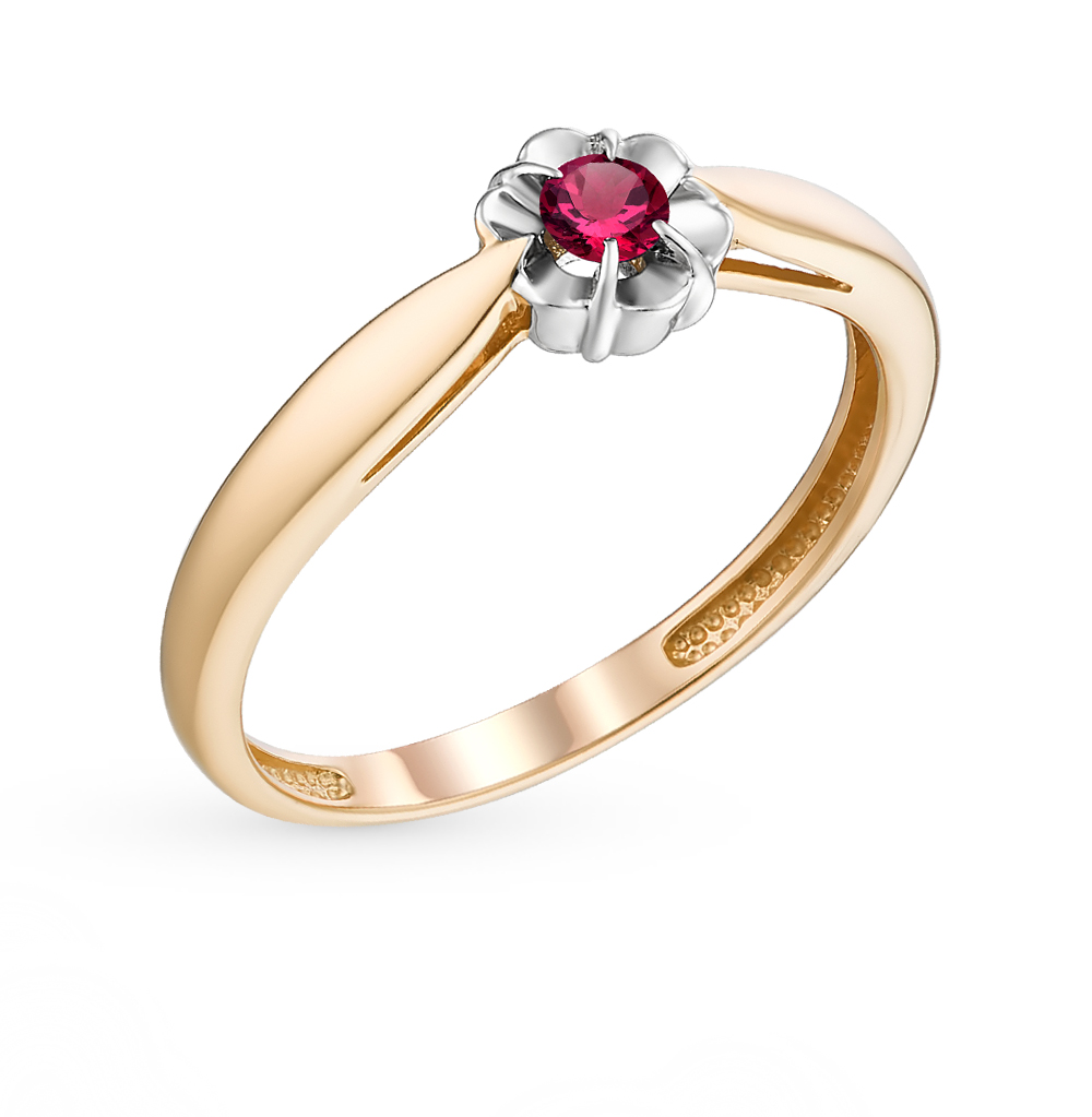 Золотое кольцо с рубинами в Ростовe-на-Дону