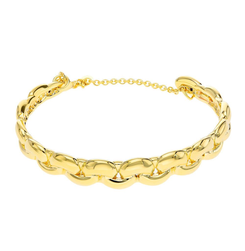 Стильные браслеты из золота женские