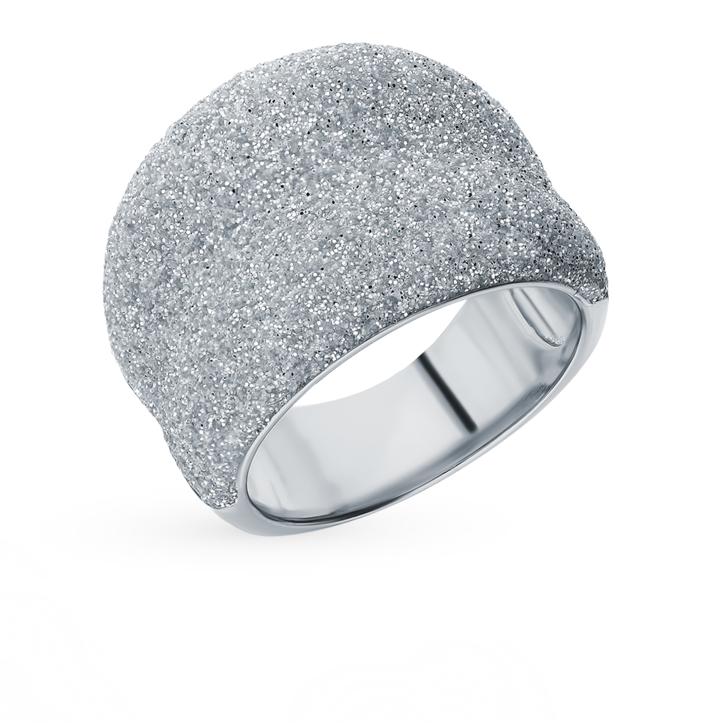 Серебряное кольцо с кристаллами в Екатеринбурге