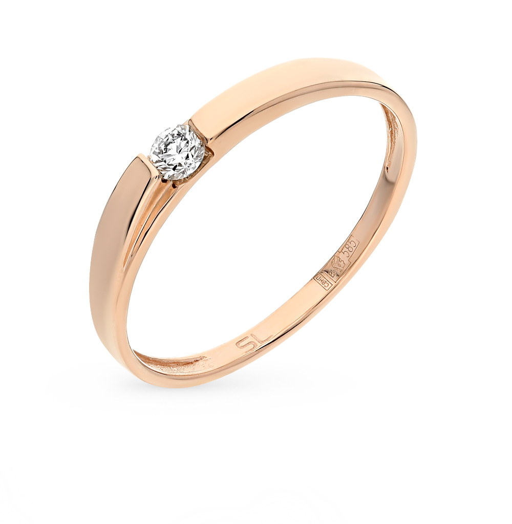 Золотое кольцо c бриллиантом в Самаре