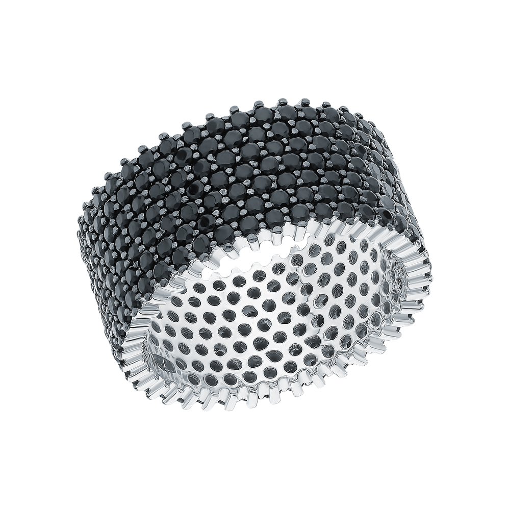 Серебряное кольцо с нанокристаллами в Новосибирске