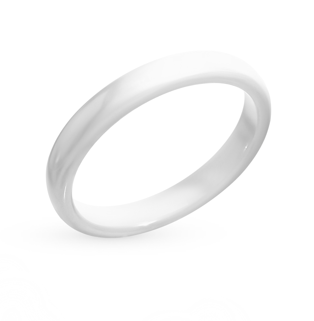 Керамическое кольцо с керамикой SUNLIGHT: белая керамика, керамика — купитьв интернет-магазине Санлайт, фото, артикул 79722