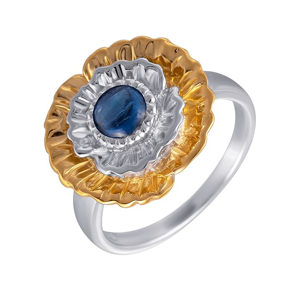Серебряное кольцо с кианитами в Самаре