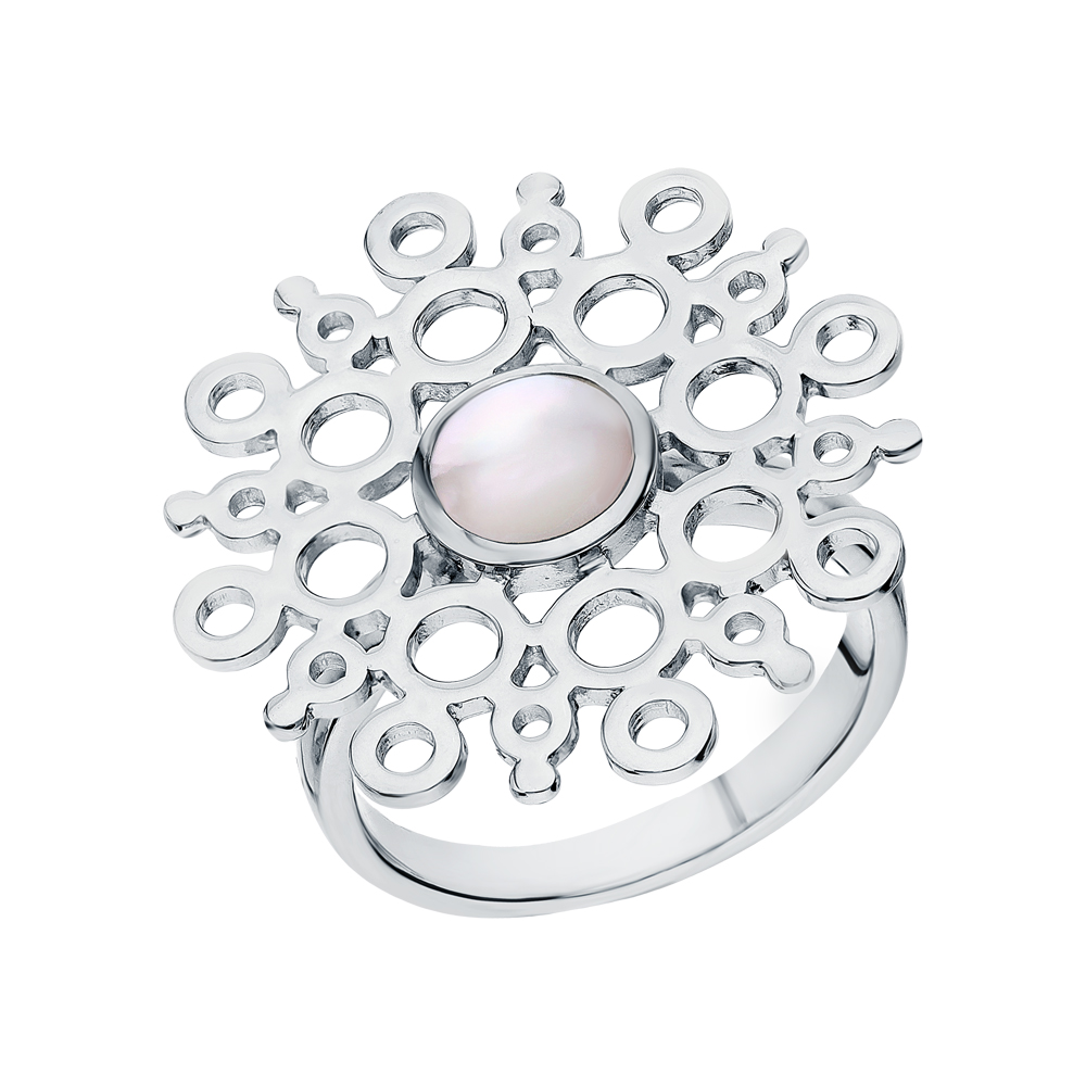 Фото «Серебряное кольцо с перламутром»