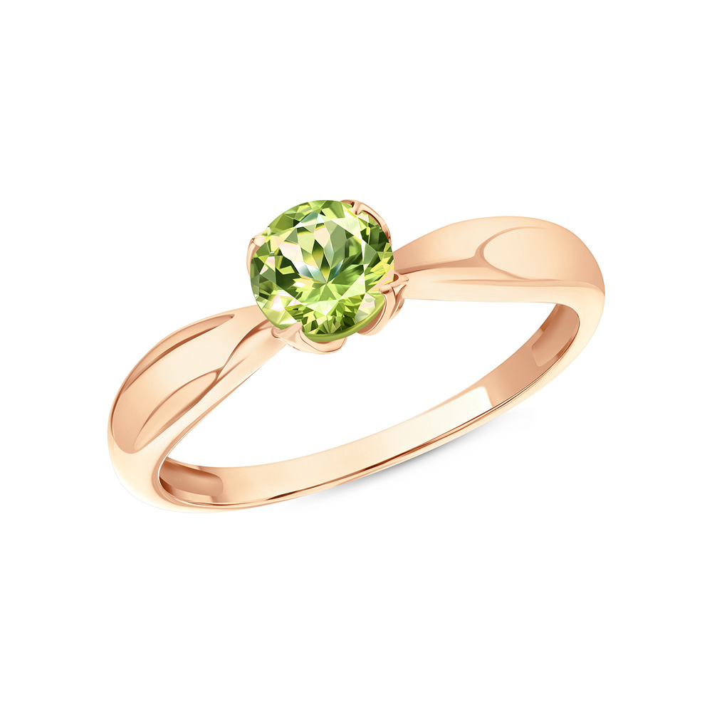 Фото «Золотое кольцо с хризолитом»