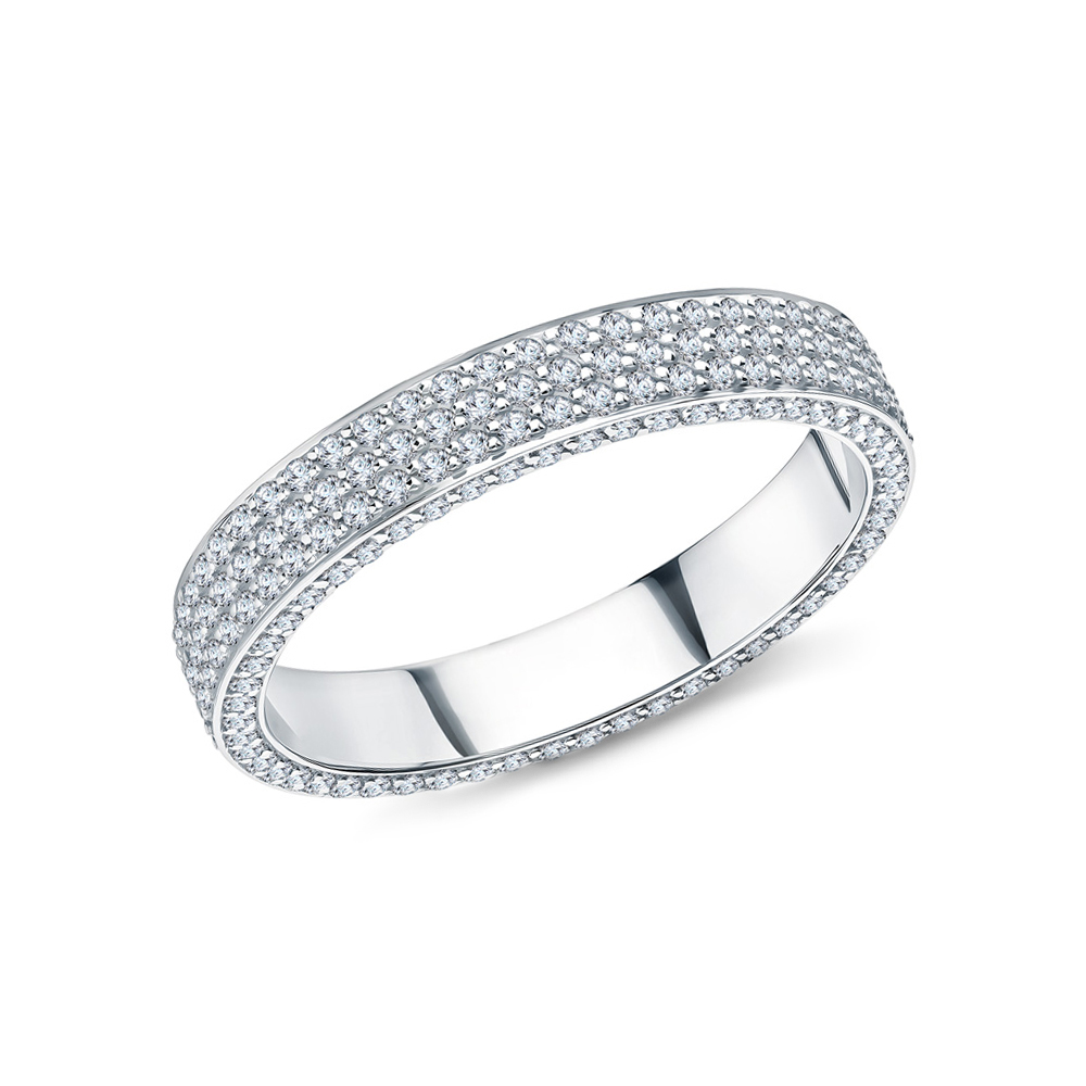 Платиновое кольцо с бриллиантами в Екатеринбурге