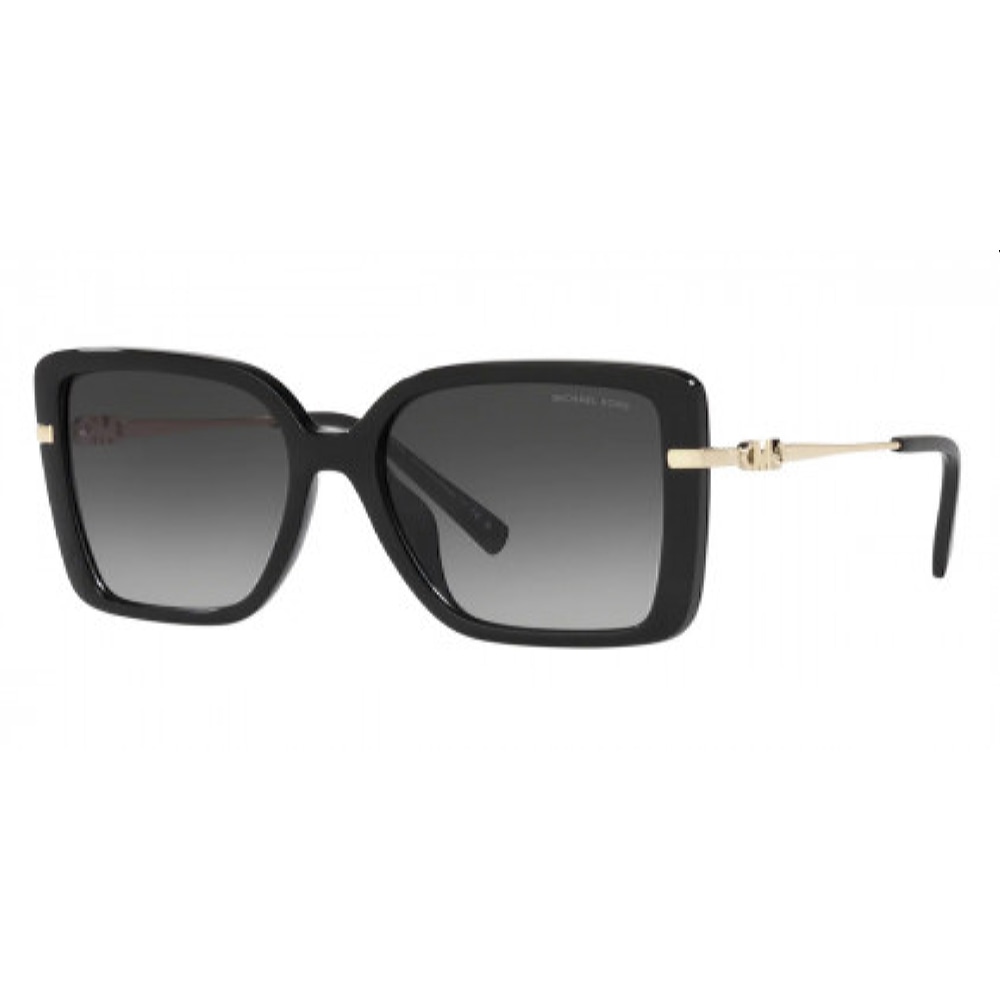 Женские солнцезащитные очки из Италии марки MICHAEL KORS из коллекции Rectangle модель 0MK2174U30058G55 в Новосибирск