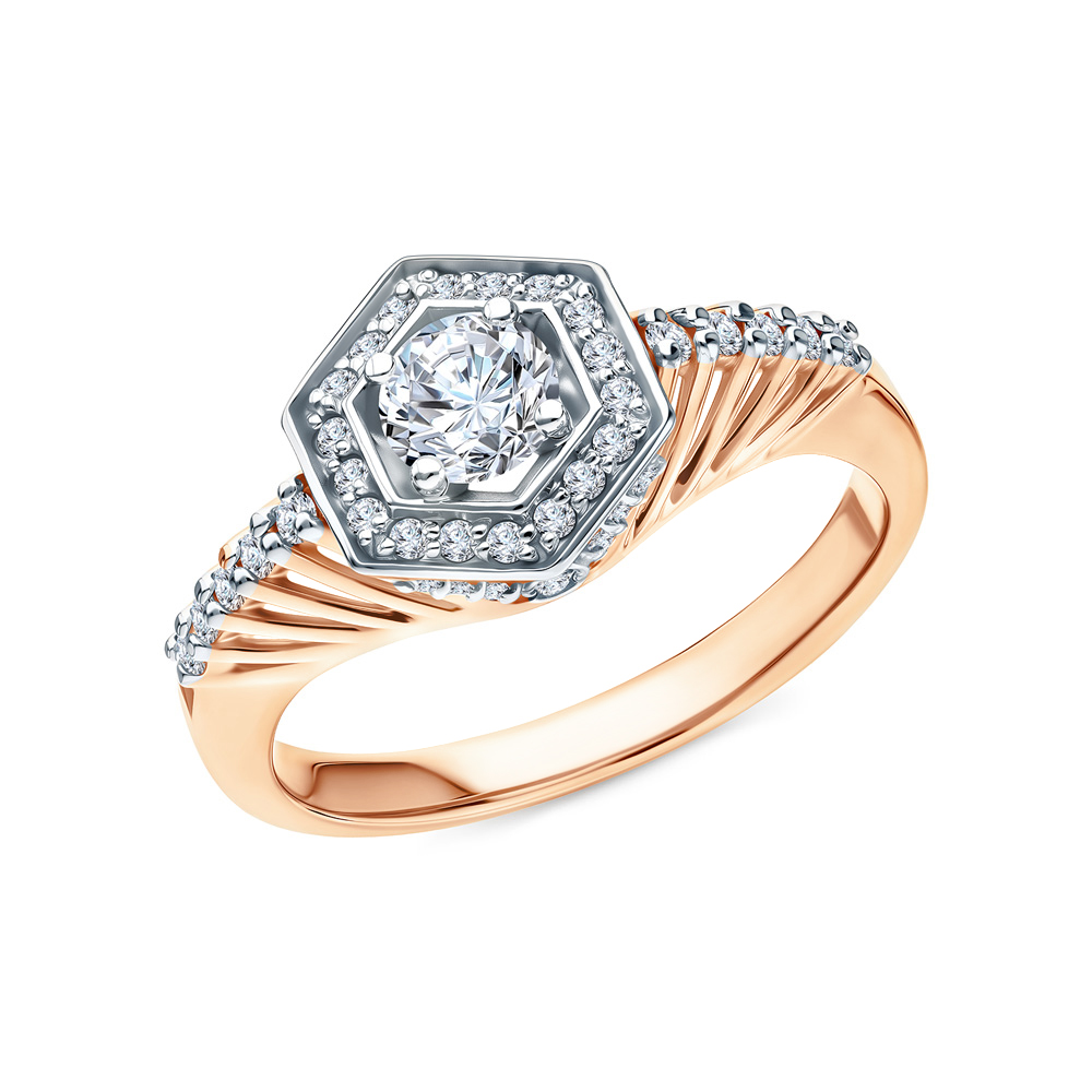 Золотое кольцо «Бриллианты Якутии»