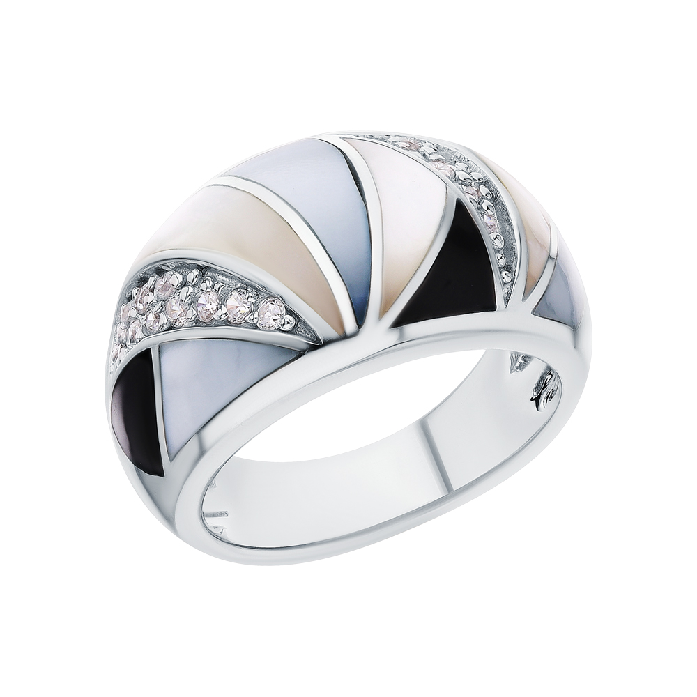 Серебряное кольцо с ониксом в Новосибирске