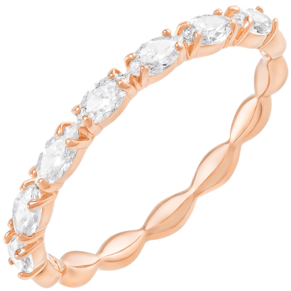 Стальное кольцо с кристаллами  Swarovski в Самаре