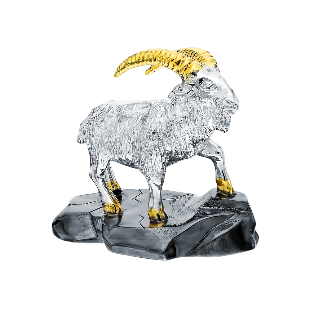 Серебряная статуэтка "Зодиак Козерог" в Краснодаре