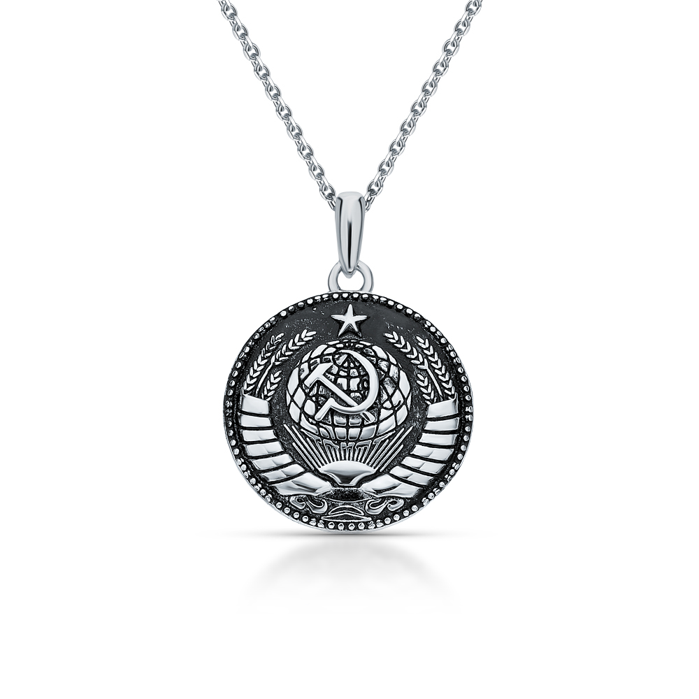 Серебряное шейное украшение с эмалью в Самаре