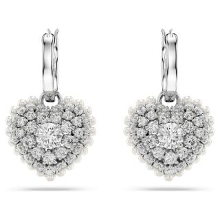 Стальные серьги с жемчугом и кристаллами Swarovski SWAROVSKI 5684384 ...